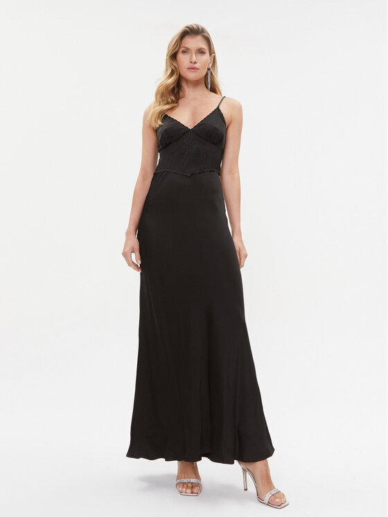 Twinset Официална рокля 232TT2060 Черен Regular Fit