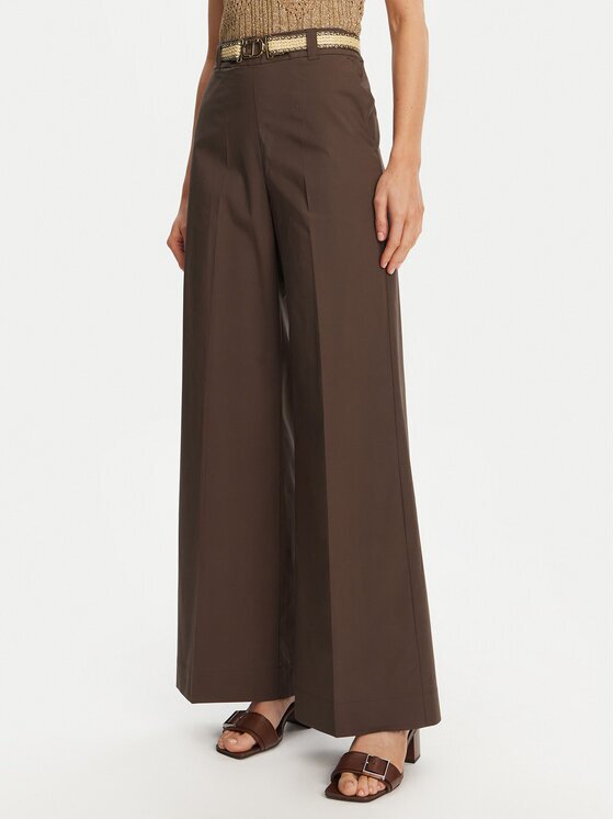 Twinset Панталони тип палацо 251TT2105 Wide Leg