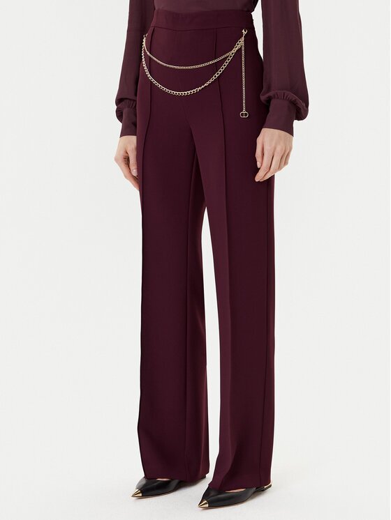 Twinset Панталони тип палацо 252TP2281 Wide Leg