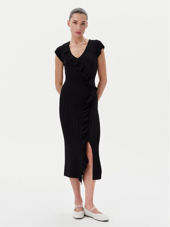 Twinset Плетена рокля 251LB3CAA Slim Fit