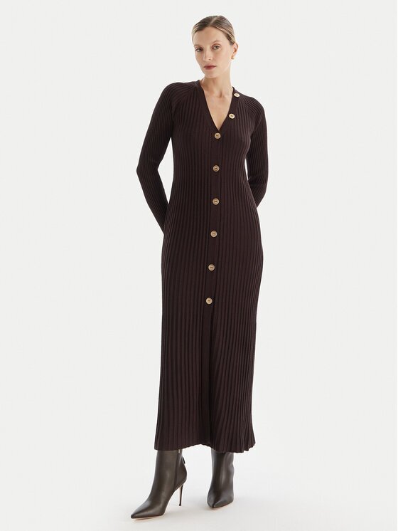 Twinset Плетена рокля 252TT3400 Slim Fit