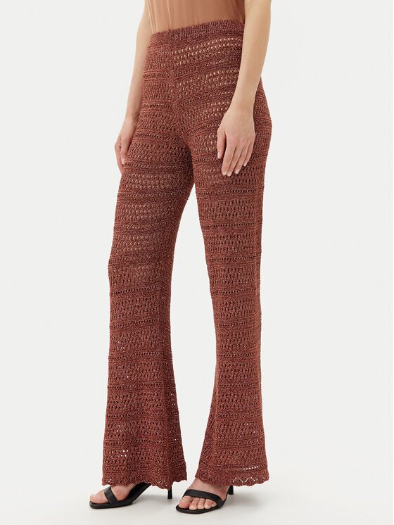 Twinset Плетени панталони 251TT3196 Wide Leg