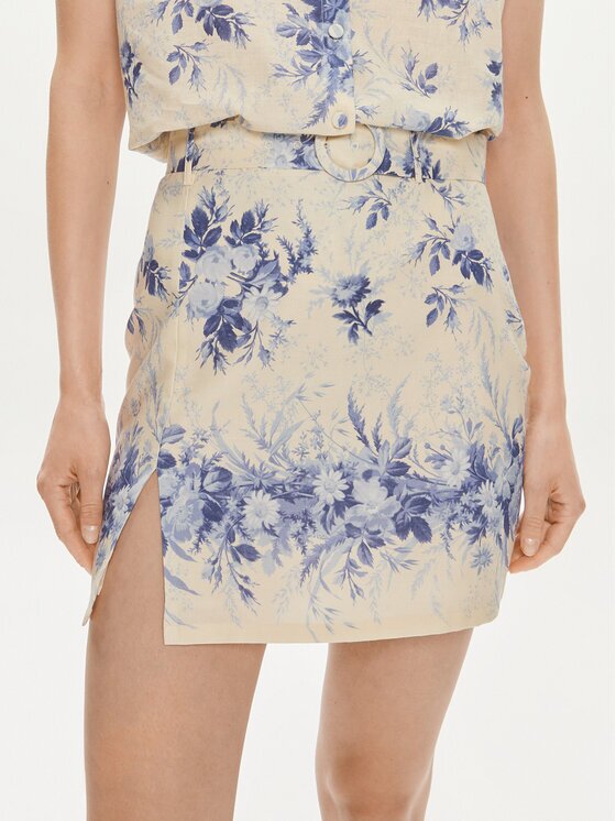 Twinset Пола тип молив 241TT2425 Екрю Regular Fit