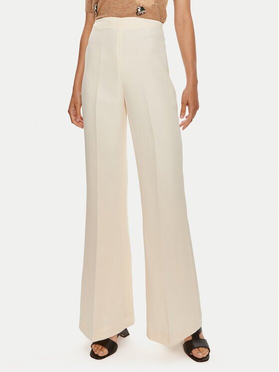 Twinset Текстилни панталони 241TT2104 Wide Leg