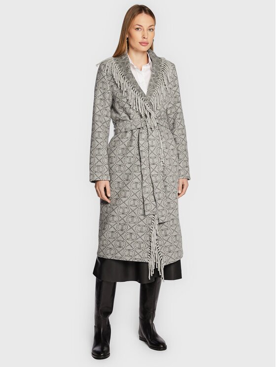 Twinset Вълнено палто 222TT2290 Regular Fit