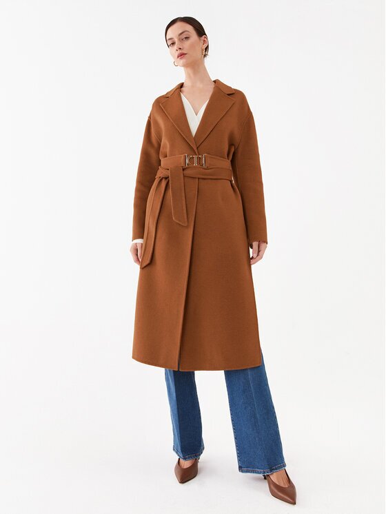 Twinset Вълнено палто 232TP2013 Regular Fit