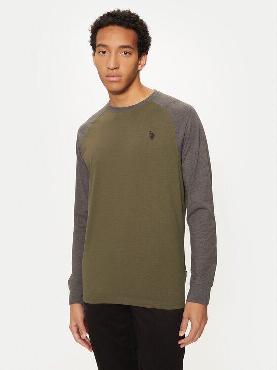 U.S. Polo Assn. Тениска с дълъг ръкав MUP1588 Regular Fit