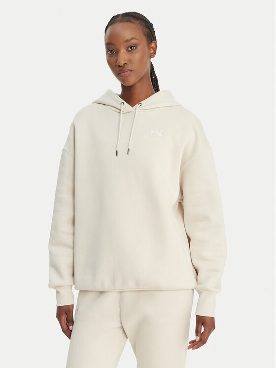 Under Armour Суитшърт UA Icon Fleece 1379495 Екрю Regular Fit