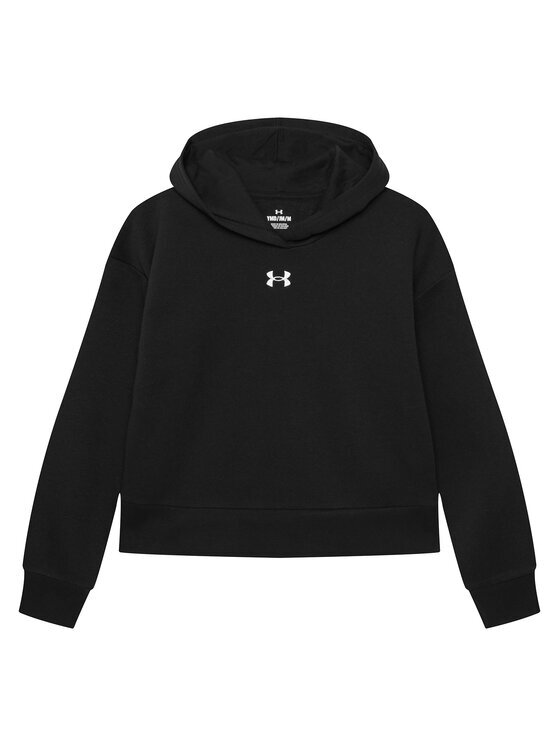 Under Armour Суитшърт Ua Rival Fleece Crop Hoodie 1379517 Loose Fit