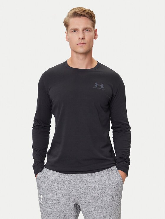 Under Armour Тениска с дълъг ръкав Ua Sportstyle Left Chest 1329585 Loose Fit