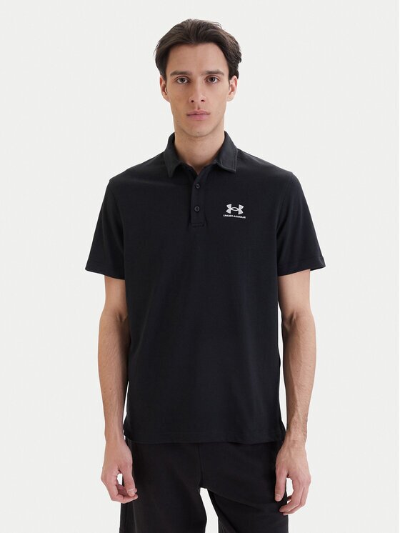 Under Armour Тениска с яка и копчета UA Icon 1386608 Loose Fit