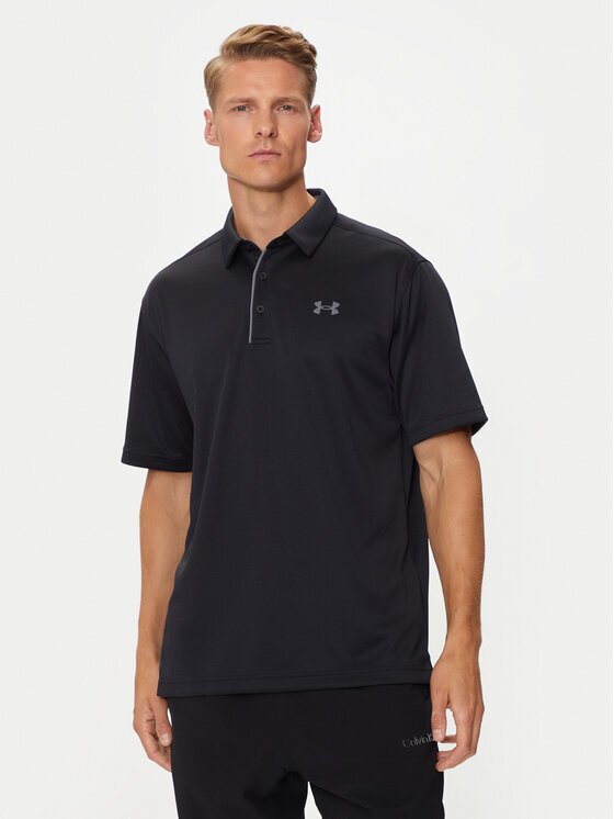 Under Armour Тениска с яка и копчета UA Tech 1290140 Loose Fit
