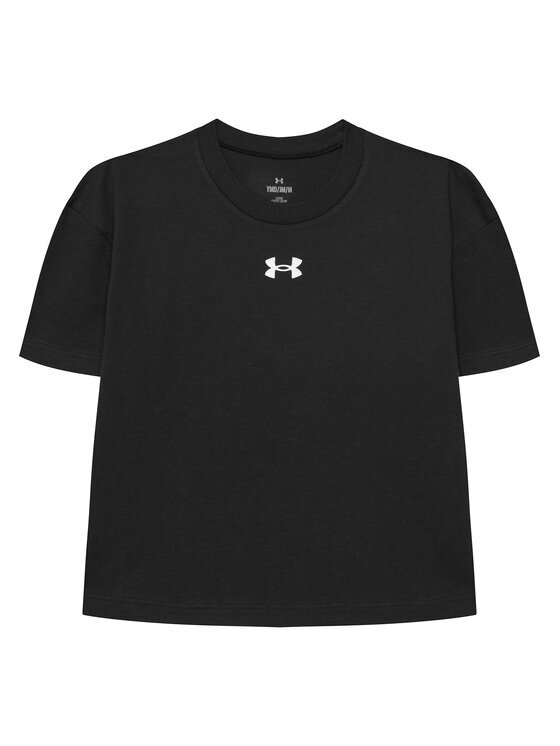 Under Armour Тишърт Ua Crop Sportstyle Logo Ss 1380878 Loose Fit
