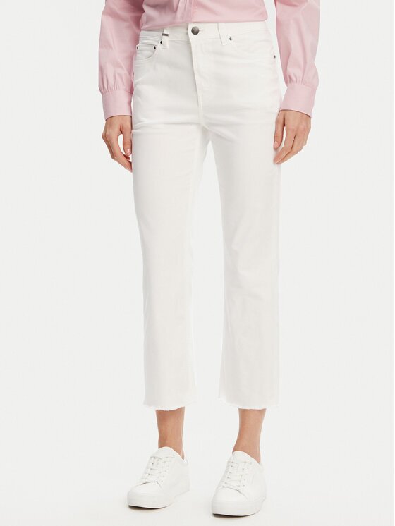 United Colors of Benetton Дънки 46QRDE010 Екрю Flare Fit