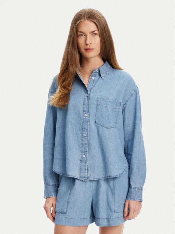 United Colors of Benetton дънкова риза 5DHJDQ07U Regular Fit