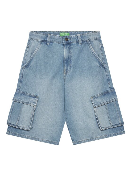 United Colors of Benetton Дънкови шорти 4KEHC9041 Regular Fit