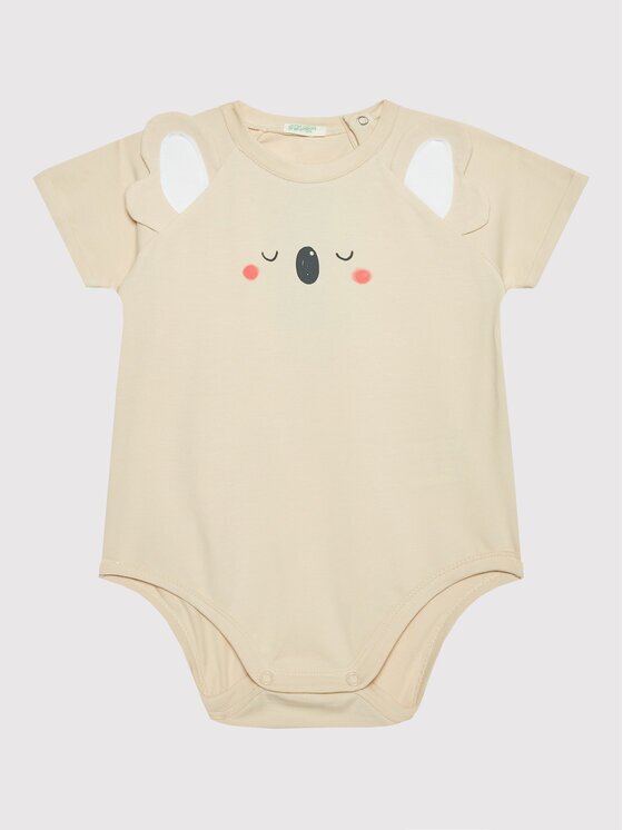 United Colors of Benetton Детско боди 3P4ZAB001 Regular Fit
