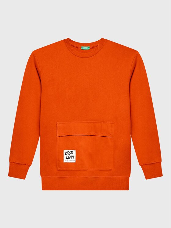 United Colors of Benetton Суитшърт 3J74C106M Червен Regular Fit