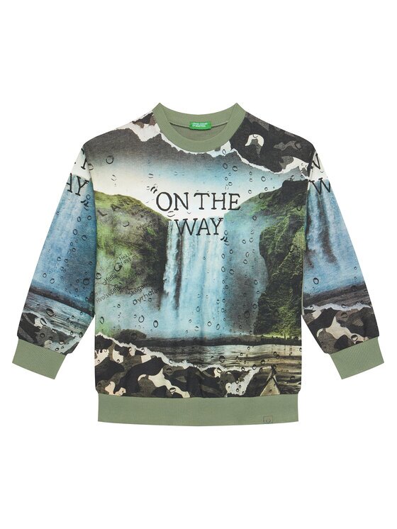 United Colors of Benetton Суитшърт 3WECC10PR Oversize
