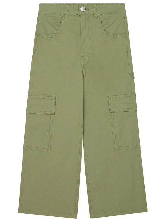 United Colors of Benetton Текстилни панталони 4L2VCE040 Wide Leg