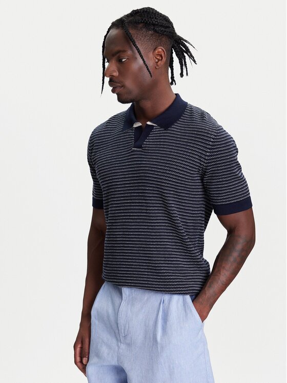United Colors of Benetton Тениска с яка и копчета 1094K301J Regular Fit