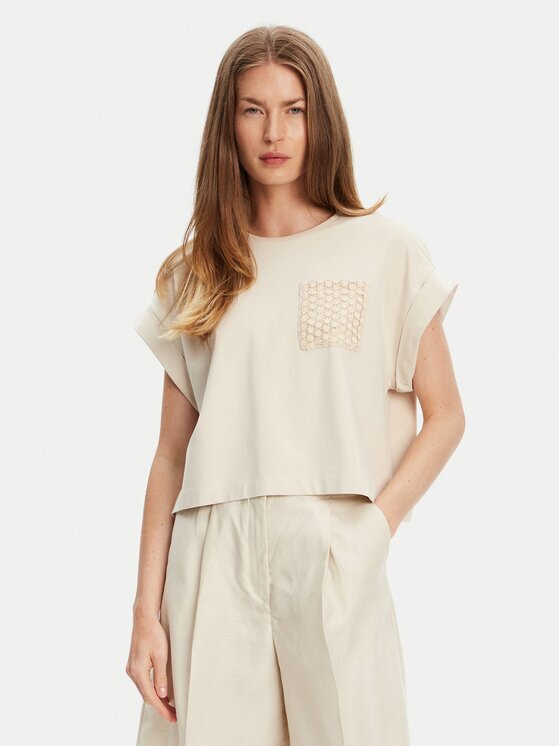 United Colors of Benetton Тишърт 3IFVD10AF Boxy Fit