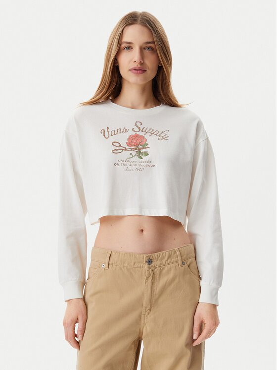 Vans Блуза Supply Boutique VN000MDC Екрю Relaxed Fit