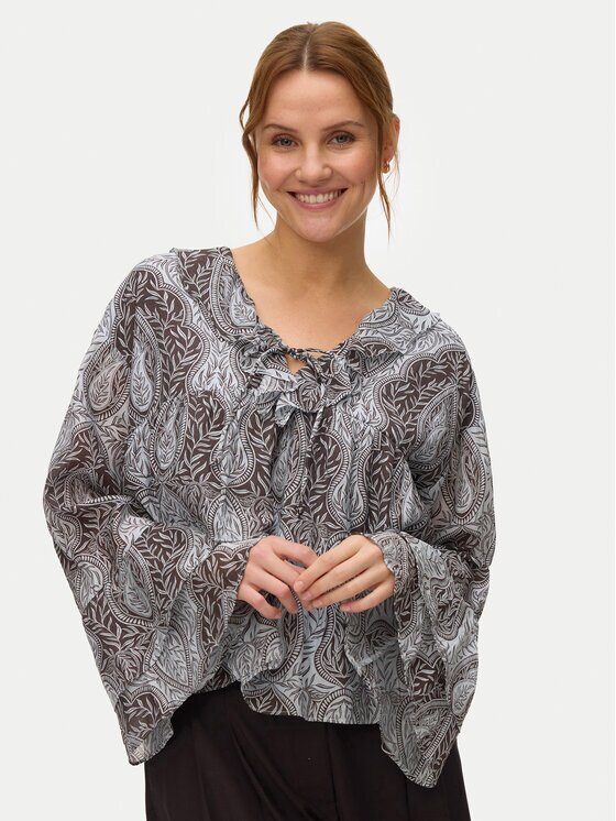 Vero Moda Блуза Tara 10346962 Светлосиньо Regular Fit