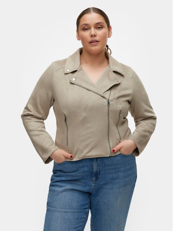 Vero Moda Curve Яке от имитация на кожа Jose 10308583 Slim Fit