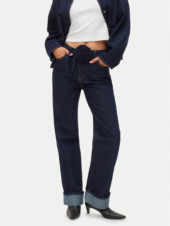 Vero Moda Дънки Vmallison Mr Straight Rosebelt Jns Si346 10339315 Regular Fit