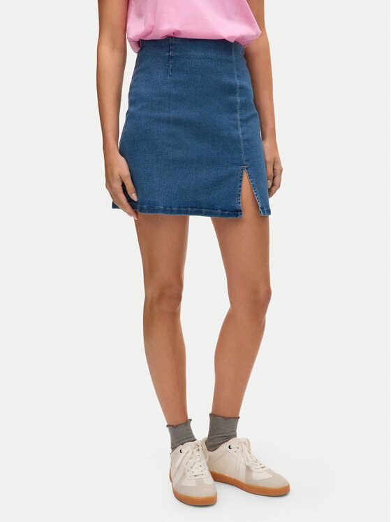 Vero Moda Дънкова пола Nelly 10311322 Regular Fit