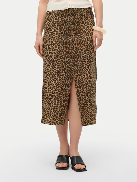 Vero Moda Дънкова пола Veri 10331065 Regular Fit