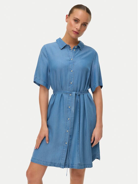 Vero Moda Дънкова рокля Bree 10341620 Regular Fit