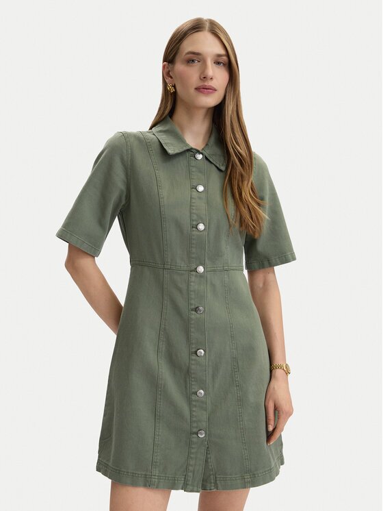Vero Moda Дънкова рокля Daisy 10346217 Standard Fit