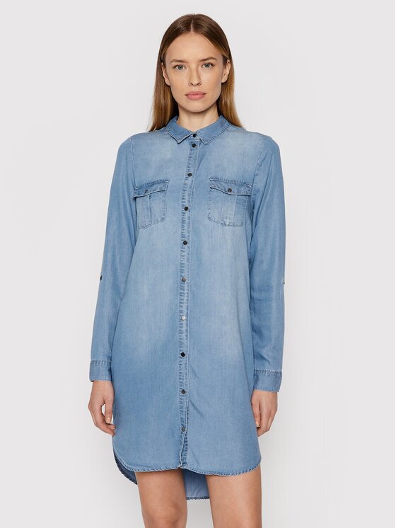 Vero Moda Дънкова рокля Silla 10184172 Regular Fit