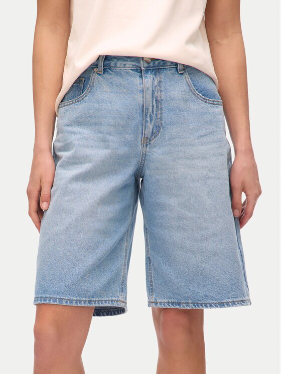 Vero Moda Дънкови шорти Raila 10334376 Loose Fit
