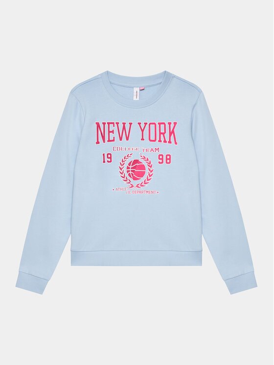 Vero Moda Girl Суитшърт 10291208 Светлосиньо Regular Fit