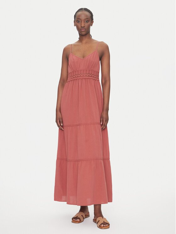 Vero Moda Лятна рокля Quincy 10324588 Червен Regular Fit