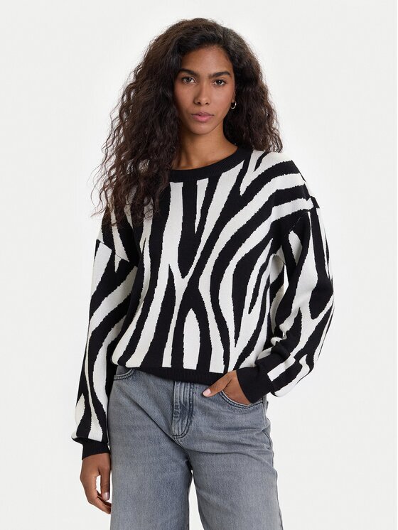 Vero Moda Пуловер Siljeanimal 10330808 Regular Fit