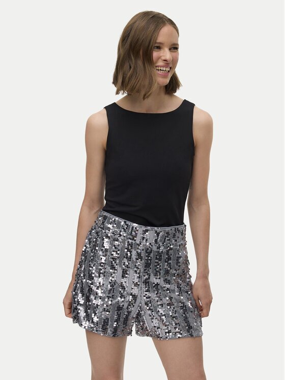 Vero Moda Шорти от плат Efa 10335727 Loose Fit
