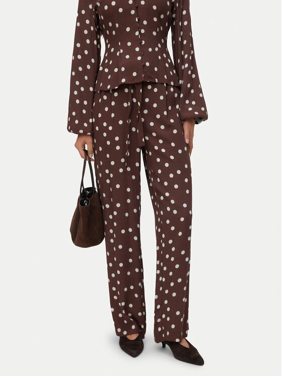 Vero Moda Текстилни панталони Elisa 10347961 Loose Fit