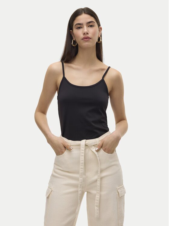 Vero Moda топ Million 10306903 Черен Regular Fit