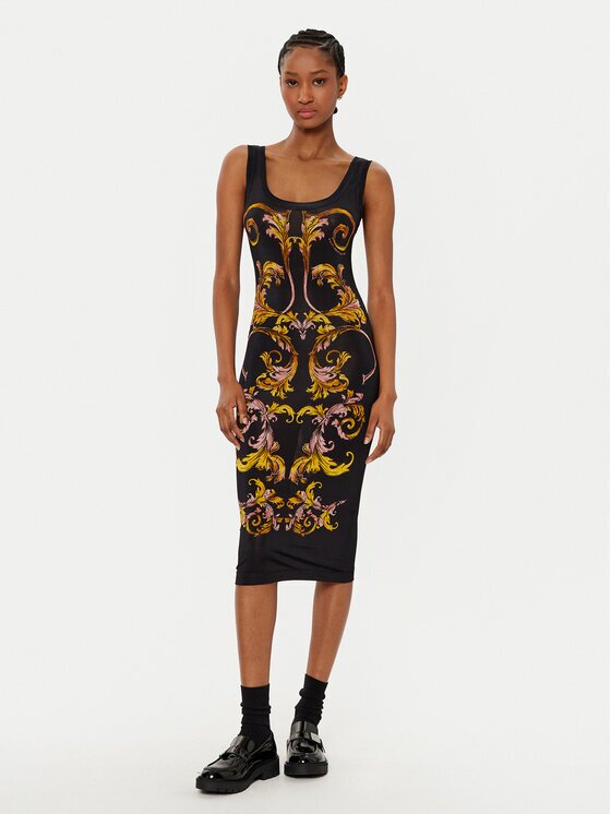 Versace Jeans Couture Ежедневна рокля 78HAO9P6 Slim Fit