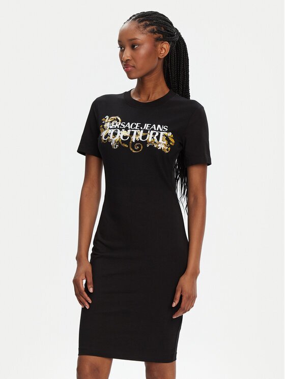 Versace Jeans Couture Ежедневна рокля 78HAOC06 Slim Fit