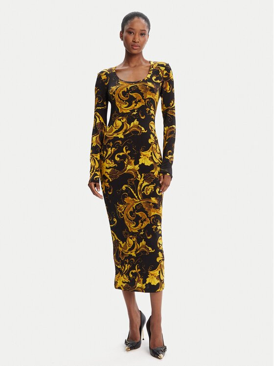 Versace Jeans Couture Ежедневна рокля 79HAO920 JS500 Slim Fit