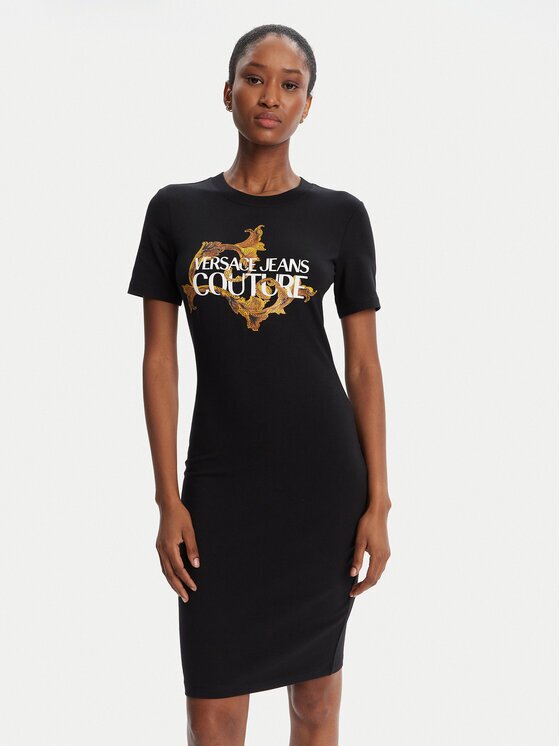 Versace Jeans Couture Ежедневна рокля 79HAOE06 CJ02E Regular Fit