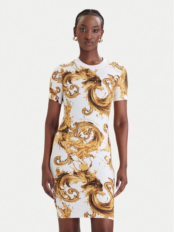Versace Jeans Couture Ежедневна рокля 80HAO939 JS553 Slim Fit