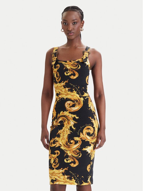 Versace Jeans Couture Ежедневна рокля 80HAO943 J0198 Slim Fit