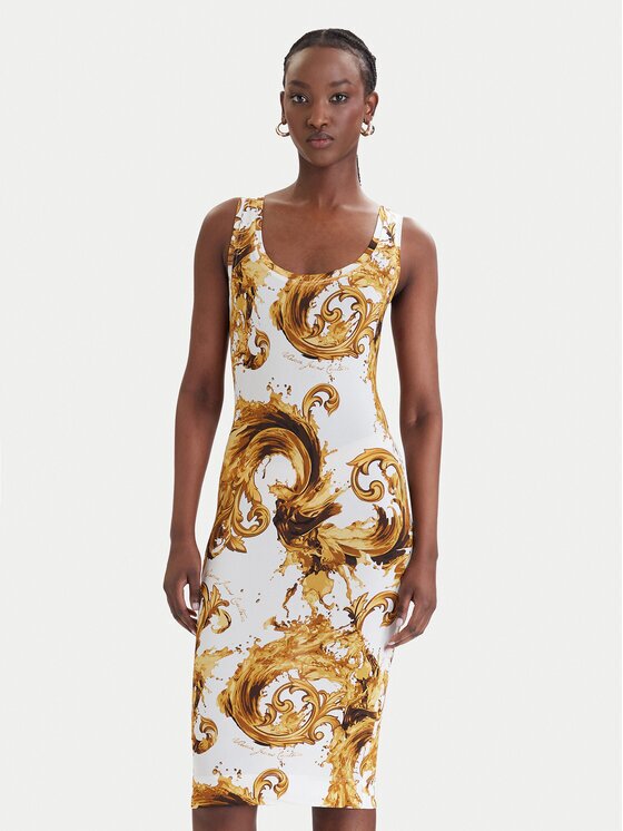 Versace Jeans Couture Ежедневна рокля 80HAO946 JS533 Slim Fit