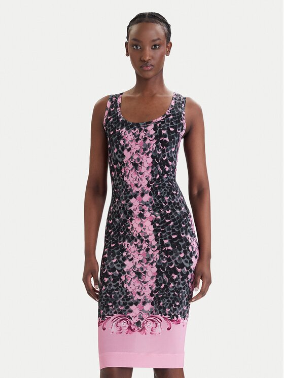 Versace Jeans Couture Ежедневна рокля 80HAO9P6 JS545 Slim Fit